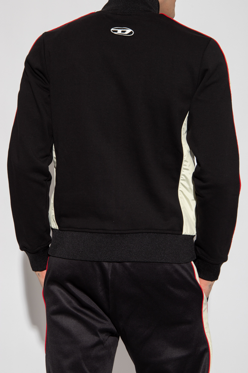 BLOCKER' sweatshirt with standing collar Diesel - Black 'S